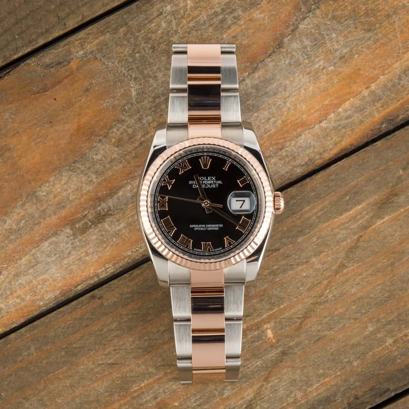 Pre-Owned Rolex Datejust 116231 Roman Dial