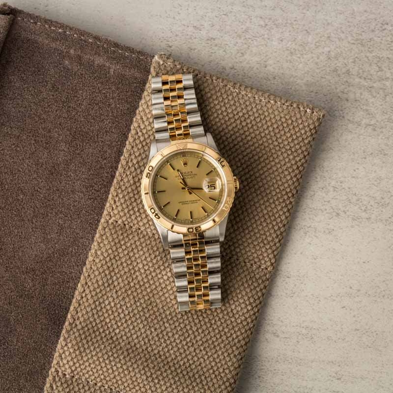 Pre-Owned Rolex Datejust 16263 Champagne Dial