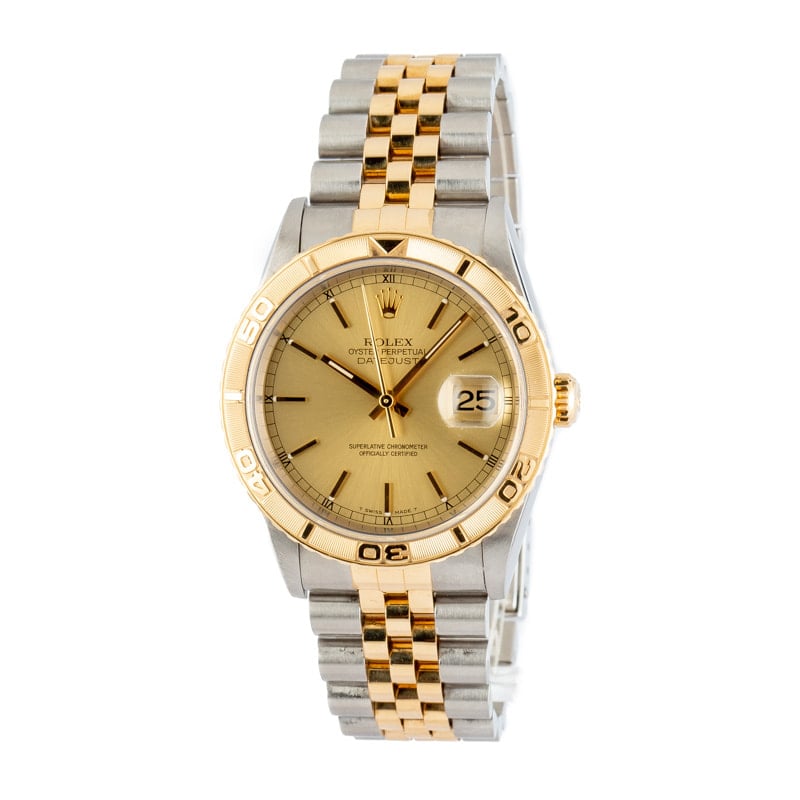Pre-Owned Rolex Datejust 16263 Champagne Dial
