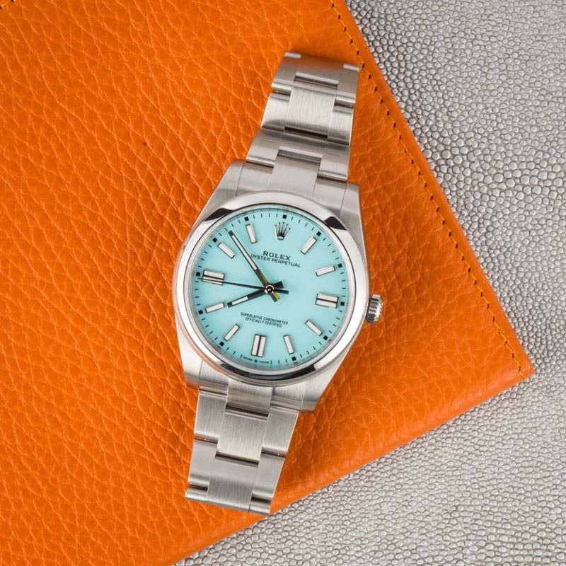 Rolex Oyster Perpetual 124300 Turquoise Blue