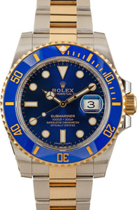 Used Rolex Submariner 116613 Blue Ceramic Bezel