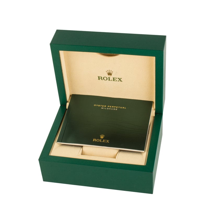 Rolex Milgauss 116400GV Green Sapphire Crystal