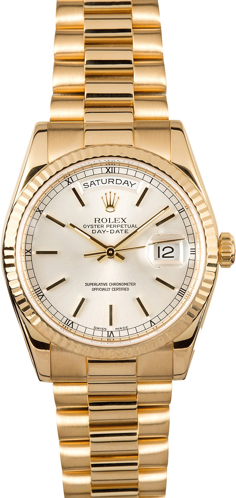 rolex silver dial president bobswatches