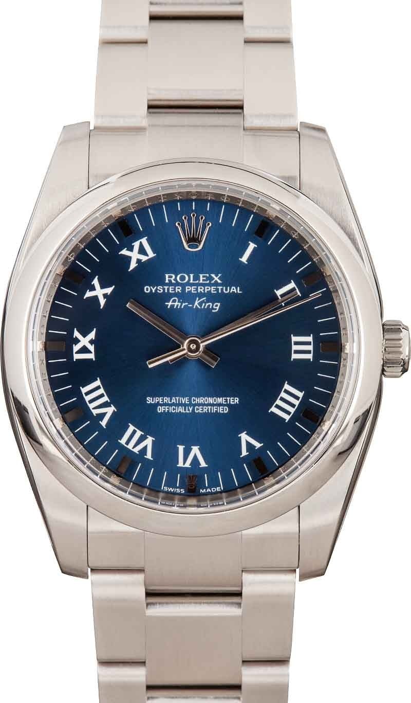 Buy Used Rolex Air King Bob S Watches Sku