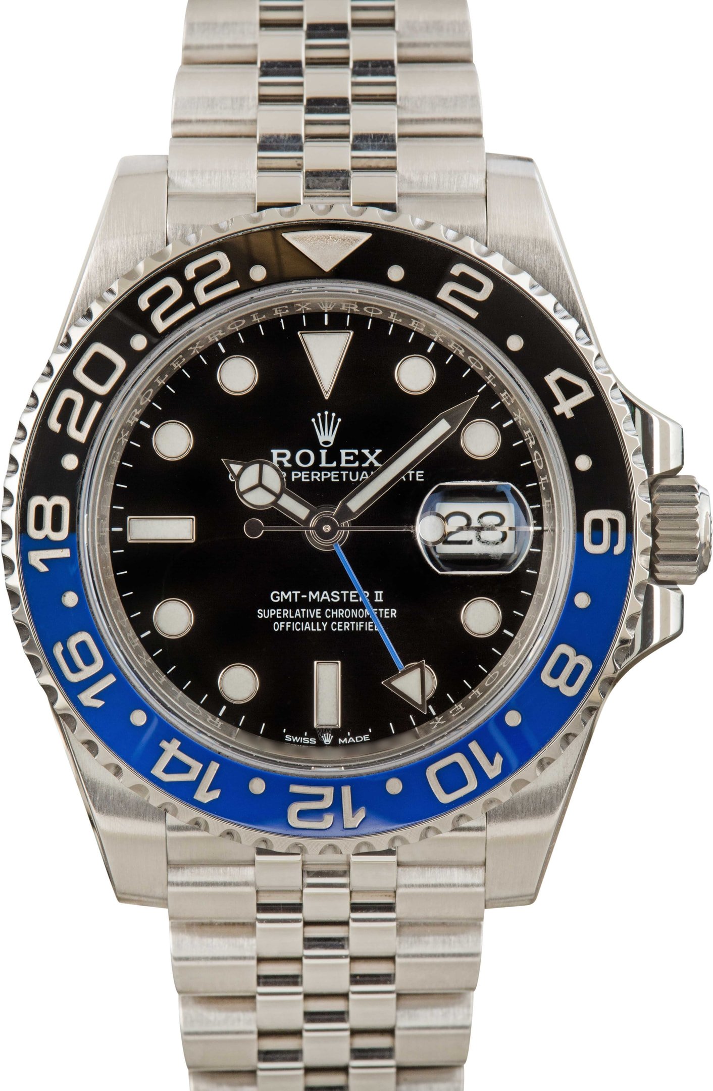 Buy Used Rolex Gmt Master Ii Bob S Watches Sku Pl