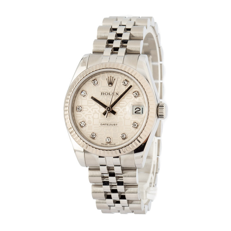Pre-Owned Rolex Datejust 178274 Diamond Dial