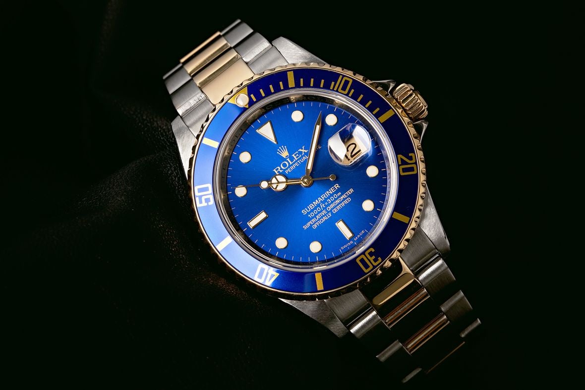 Rolex Submariner History Two-Tone 16610 Bluesy Blue Dial