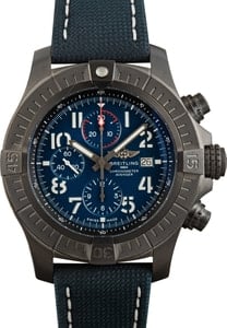 Breitling Super Avenger Chronograph 48 Night Mission Blue Dial