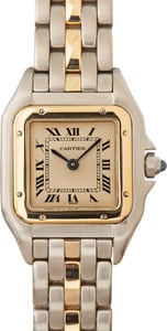 Cartier Panthere Stainless Steel & Yellow Gold