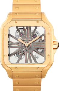 Santos de Cartier Skeleton Dial