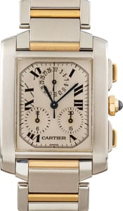 Cartier Tank Francaise W51004Q4 Steel & Gold