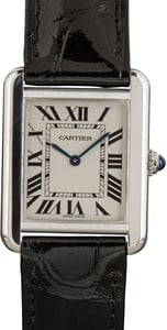 Cartier Tank Solo Small Model Leather Band