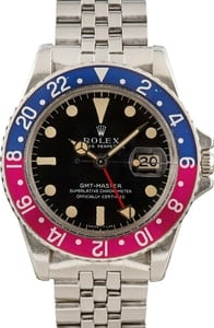 Vintage Rolex GMT-Master 1675 Mark I Dial with Fuchsia Bezel