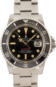 Vintage Rolex Red Submariner Date 1680