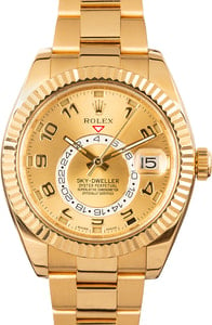 Rolex Sky-Dweller 326938 18k Yellow Gold