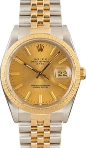 Rolex Date 15053 Champagne Dial