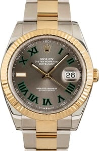 PreOwned Rolex Datejust 126233 Slate Roman Dial