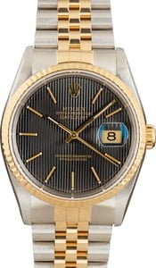 Pre-Owned 36MM Rolex Datejust 16233 Tapestry Dial