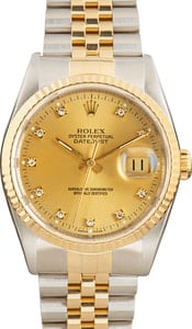 Rolex Datejust 16233 Diamond Dial