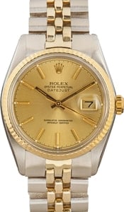 Datejust Rolex 16013 Champagne Dial