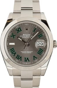 Rolex Datejust 126300 41 ref 126300 Wimbledon Dial