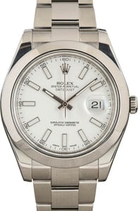 Rolex Datejust II 116300 White Dial