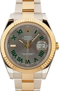 Rolex Datejust II Ref 116333 Wimbledon Dial