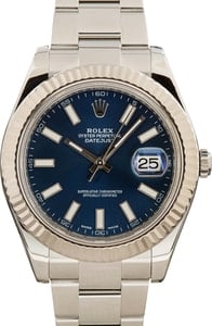 PreOwned Rolex Datejust 41 Ref 126334 Blue Dial