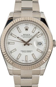 Rolex Datejust II Ref. 116334 White Dial