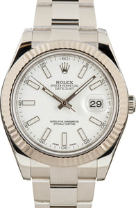 Rolex Datejust II Ref. 116334 White Dial