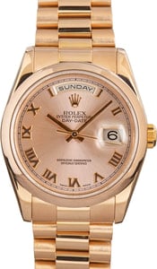 Rolex Day-Date 118205 18k Rose Gold