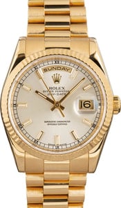 Rolex 18k Presidential Gold Day-Date 118238