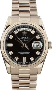 Rolex Day-Date 118239 White Gold President