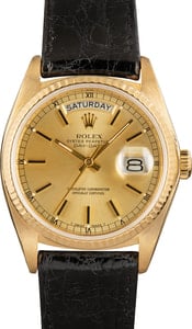 Used Rolex Day-Date 18038 18K Yellow Gold