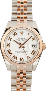 Rolex Mid-Size Datejust 178271 Two Tone Everose