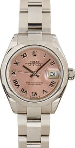 Rolex Datejust 279160 Pink Roman Dial