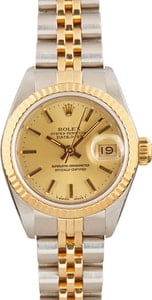 Women's Rolex Datejust 69173 Champagne