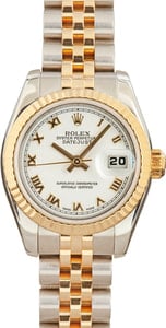 Ladies Rolex Datejust 179173 White Dial