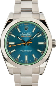 Rolex Milgauss Green Crystal 116400GV