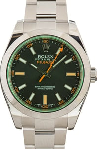 Rolex Milgauss 116400 Black Dial