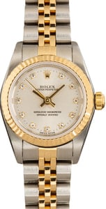 Rolex Ladies Oyster Perpetual 76193 Two-Tone