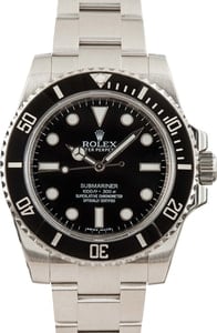 Rolex Submariner 114060 Ceramic No Date