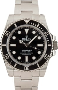 Rolex Submariner 114060 Ceramic No Date