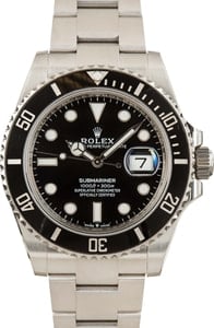 Mens Rolex Submariner 126610 Black Dial