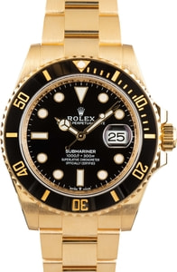 Rolex Submariner Yellow Gold 126618