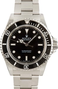 Mens Rolex Submariner 14060M No Date Dial