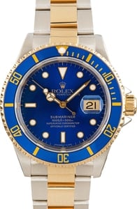 Rolex Submariner 16613 Two Tone Blue