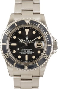 Vintage 1979 Rolex Submariner 1680 Stainless