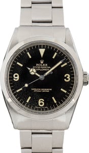 Vintage Rolex Explorer Ref 1016 Steel Oyster