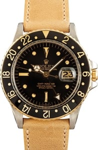 Vintage Rolex GMT-Master Ref 1675 Two Tone